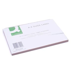 Agenda A-Z Index Cards